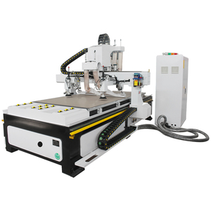 Enrutador de talla de madera para carpintería Atc 3D CNC 1325 1530 con cambiador automático de herramientas de tipo lineal 4 ejes opcionales - Product Image 1