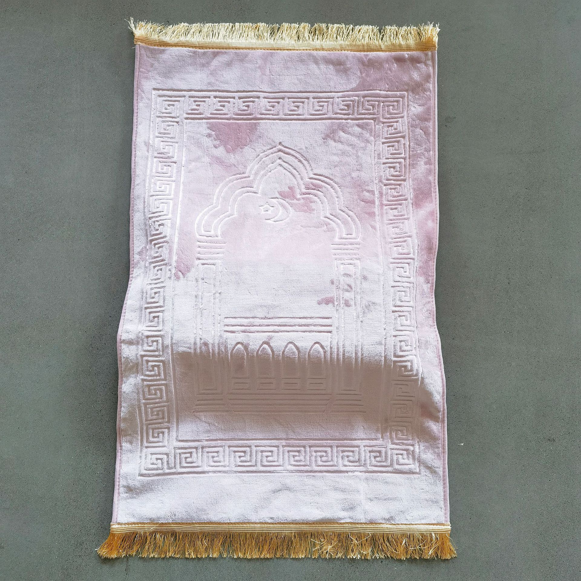 T-10 rose-70110cm-raschel 8cm-éponge standard-gaufré-simple-st