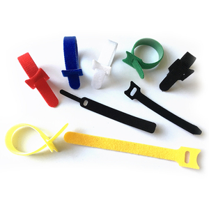 <strong>Multi</strong>-<strong>Function</strong> Recirculating Print Colourful <strong>Hook</strong> and <strong>Loop</strong> Strap Fastener Cable Tie - Product Image 2