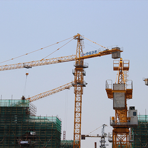 GJJ TC6020 High-Performance 10T Load Tower Crane New Condition Gear PLC Bearing 8T Includes <strong>Derrick</strong> 10 Ton <strong>Motor</strong> Gearbox