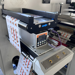 HJJX- 450 baskılı malzeme yarı döner kalıp kesme makinesi tam rotasyon ve Servo Motor ile aralıklı döner kalıp kesici - Product Image 4