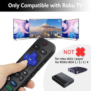 Replaced Remote Control Only for <strong>Roku</strong> Box Compatible for <strong>Roku</strong> 1/2/3/<strong>4</strong> (HD LT XS XD) for <strong>Roku</strong> Premiere