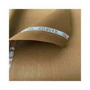 % 72% polyester ve % 28% viskon takım elbise kumaşı yün tr takım elbise kumaşı koyu altın rengi - Product Image 2
