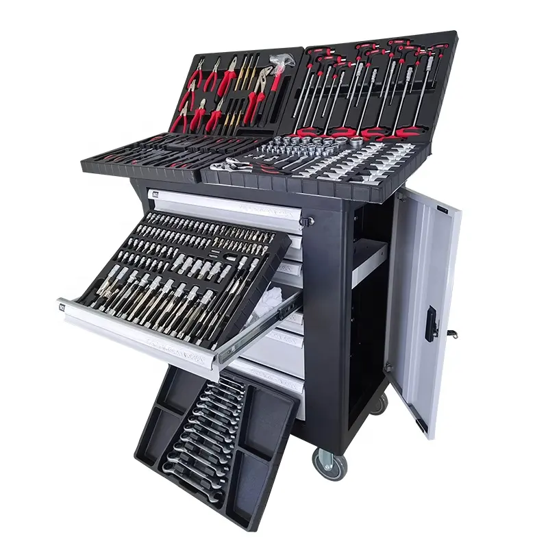 Herramienta gabinete de hierro Taller de cajón de gabinete de almacenamiento de engrosada caja de herramientas herramienta carro puede ser personalizado