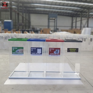Sorting Litter Receptacle <strong>Container</strong> <strong>Custom</strong> Plastic <strong>Garbage</strong> Bin Outdoor Modern Recycle Dustbin - Product Image 5
