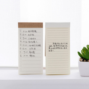 Holesale-Bloc de notas de papel Kraft personalizado, Bloc de notas de bolsillo para hacer lista/cuadrícula/EN BLANCO/almohadilla forrada - Product Image 5