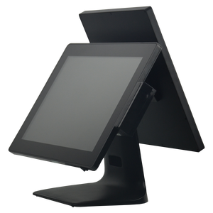 Windows 15 дюймов Epos двойной сенсорный экран POS-терминал с портретным креплением, дисплей, обращенный к клиенту