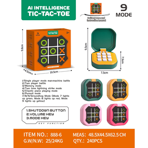 Elektronik akıllı Tic Tac Toe dijital oyun el taşınabilir satranç oyun konsolu oyuncak dijital Tic Tac ayak oyunu - Product Image 6