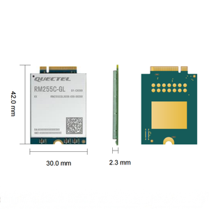 Промышленный модуль 5G M.2 RM255C-GL 223 Мбит/с для нисходящей линии связи 30x42 мм компактный размер LTE Cat4 обратная совместимость DFOTA - Product Image 1