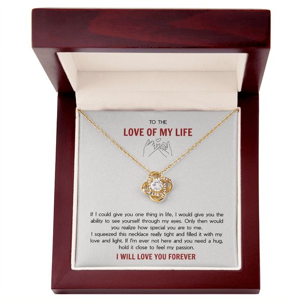 Gold Necklace + Card Gift Box LED