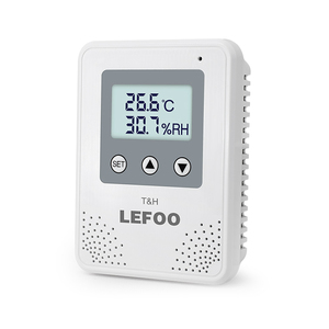 LEFOO personalización pantalla LCD controlador de sensor de temperatura y humedad transmisor