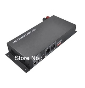 24CH DMX512 декодер 8-канальный сетевой видеорегистратор RGB светодиодный контроллер DC5V-24V 24CH * 2A DMX декодер диммер для RGB свет контроллер