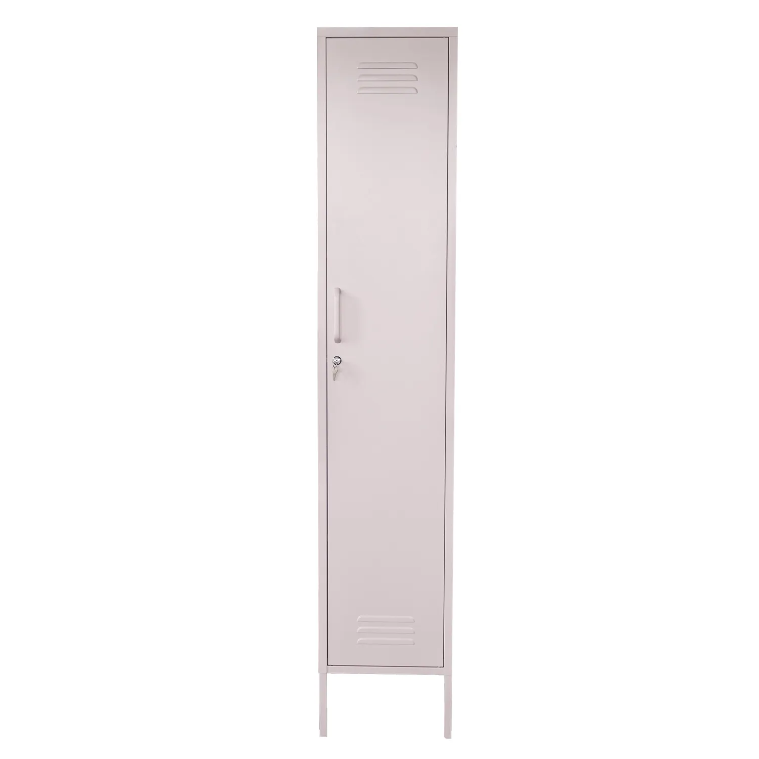 Mode rose balançoire en métal armoire à porte unique meubles de maison armoire de rangement en acier armoire pour salon