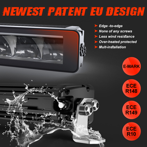 โรงงานขายส่ง Lightbar DRL ปิดถนนขับรถแสงที่มีแนวตั้งสวนแสง ECE R112/ R10/ R7 /IP68นำแถบแสง - Product Image 2