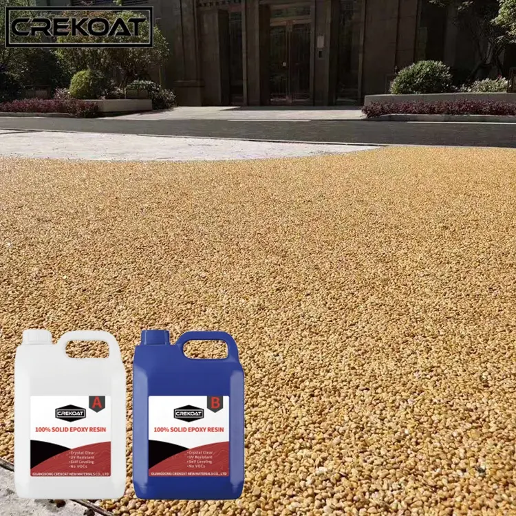 Excellent Manufacturer Selling Pebble Stone Epoxy Flooring Resin for Driveway