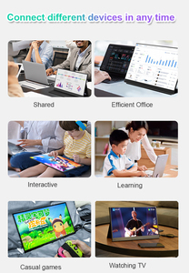 Eimio 15.6 Wholesale Inch FHD 1080P IPS 60HZ LCD Type C Mini Multi <strong>Multiple</strong> Portatil Touch Screen Extender Extension for Laptop - Product Image 5