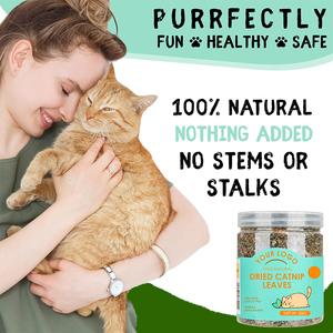 Hoja de hierba gatera seca Natural de calidad superior de etiqueta privada para gatos Hierbas de hierba gatera secas al aire Safe 100% Pure Catnip