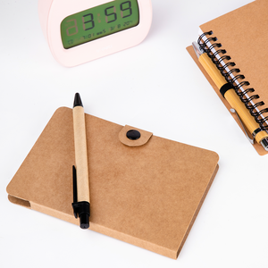 Custom Kraft Self-Adhesive Sticky <strong>Notes</strong> with Magnet Logo Self-Adhesive <strong>Memo</strong> Pad with Pen Stationery for <strong>Notebooks</strong> Promotion
