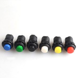 Interruttore a pulsante in plastica da 12mm struttura momentanea o a chiusura con tensione Max. 250v - Product Image 4