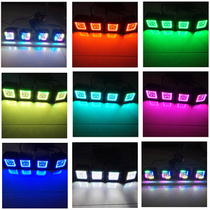 รีโมทคอนโทรล12W 3นิ้วรถ RGB Led 12V ไฟทำงาน10สีทึบ72โหมดกระพริบ - Product Image 4