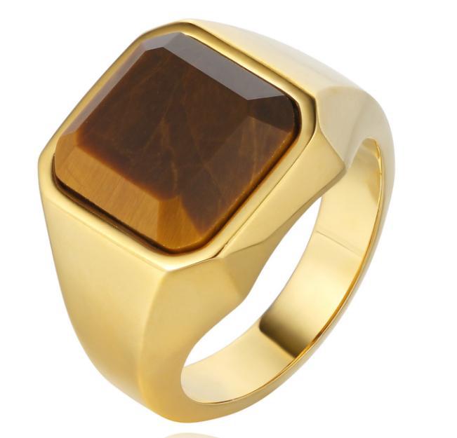 Gold and tiger's eye