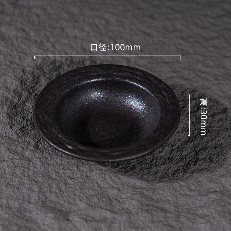 Black---4-inch circle