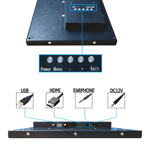 10.1 Inch HDMI <strong>Monitor</strong> <strong>with</strong> Dual Ethernet Ports Network Redundancy Reliable Data Transfer Seamless Communication <strong>Monitor</strong> - Product Image 2