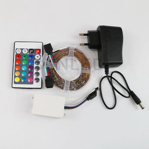 Yüksek kalite ucuz fiyat 12V 5 metre 2835 SMD RGB LED şerit ışık tüm Set Whole uzaktan kumanda LED şerit - Product Image 5
