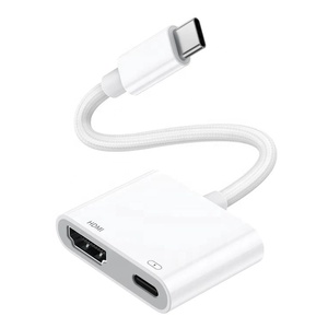 适用于iPhone 15至电视的USB C至高清电视适配器，适用于iPhone 15的C型数字影音适配器4k同步屏幕连接器电缆 - Product Image 1