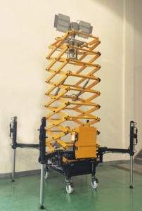 Automatic <strong>Loading</strong> <strong>and</strong> <strong>Unloading</strong> Scissor Type Hydraulic Lifting Lighting Tower Mobile Intelligent Lighting <strong>Platform</strong> - Product Image 4