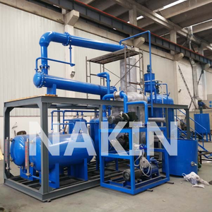 Motor yağı damıtma makinesi geri dönüşüm atık baz yağ ekipmanları geri dönüşüm siyah Motor yağı tesisi - Product Image 2