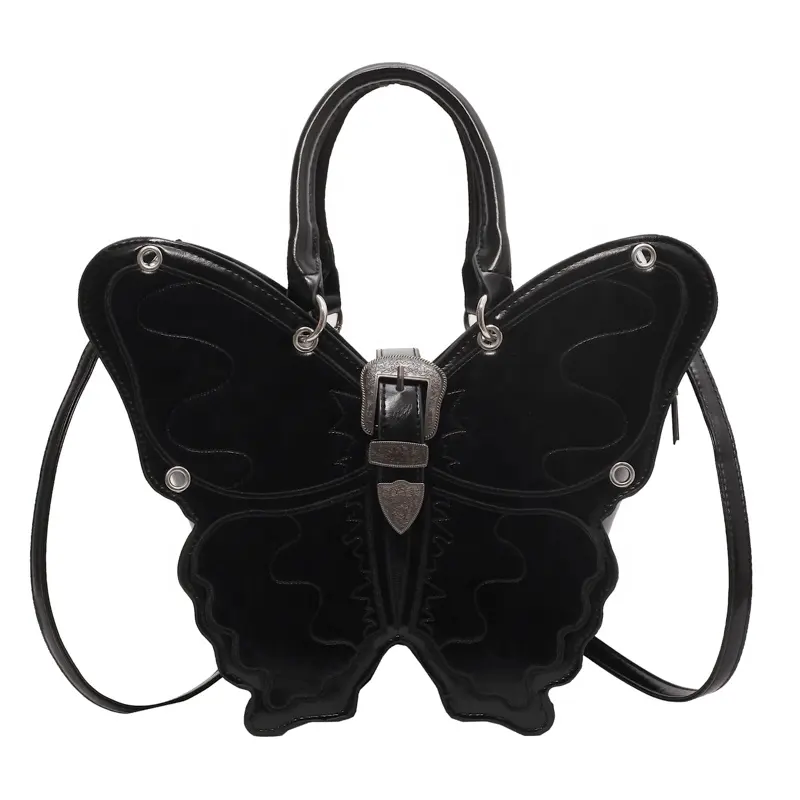 Sac à main personnalisable en similicuir PU sac à dos convertible sac personnalisé en forme de papillon à bandoulière