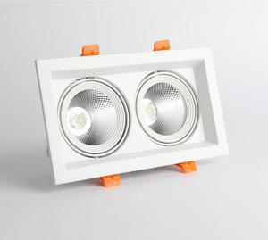 Enerji tasarrufu COB 7w <span class=keywords><strong>10w</strong></span> 20w ızgara lambası ticari beyaz ve siyah gömme <span class=keywords><strong>Led</strong></span> aşağı ışık