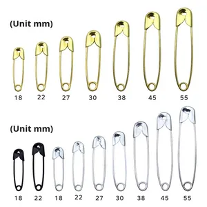 Lớn & kích thước nhỏ phổ quát an toàn pins trâm cài kẹp giấy & quần áo pins-Khả năng hiển thị cao phụ kiện an toàn - Product Image 1