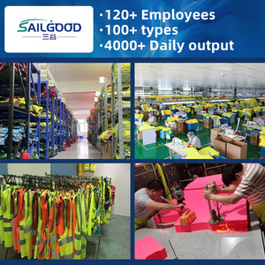 سترة أمان عاكسة عالية الوضوح ، سترة أمان من البوليستر للتنفس بشبكة عمال البناء مع شعار مخصص - Product Image 5