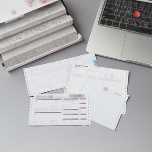 Forma de computadora de alta calidad Forma de computadora continua de calidad distinguida Papel sin carbón de color Pantone para usos múltiples