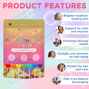 Vitahealthy OEM/ODM Thương hiệu Mới Glutathione <span class=keywords><strong>Lollipop</strong></span> Halal thành phần tự nhiên <span class=keywords><strong>Lollipop</strong></span> cho phụ nữ ngọt ngào kẹo Glutathione <span class=keywords><strong>Lollipop</strong></span> - Product Image 5
