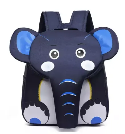 Novo 2022 bonito crianças mochila criança ouvidos novidade forma elefante dos desenhos animados mochila escolar à prova d' água para o miúdo