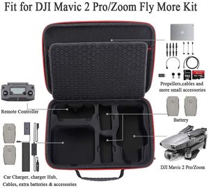 Hộp Đựng Máy Bay Không Người Lái Có Khóa Kéo, Chống Thấm Nước, Chắc Chắn, Eva DJI Mavic 2 Zoom/Pro Và Máy Bay Không Người Lái Kết Hợp Nhiều Hơn - Product Image 4