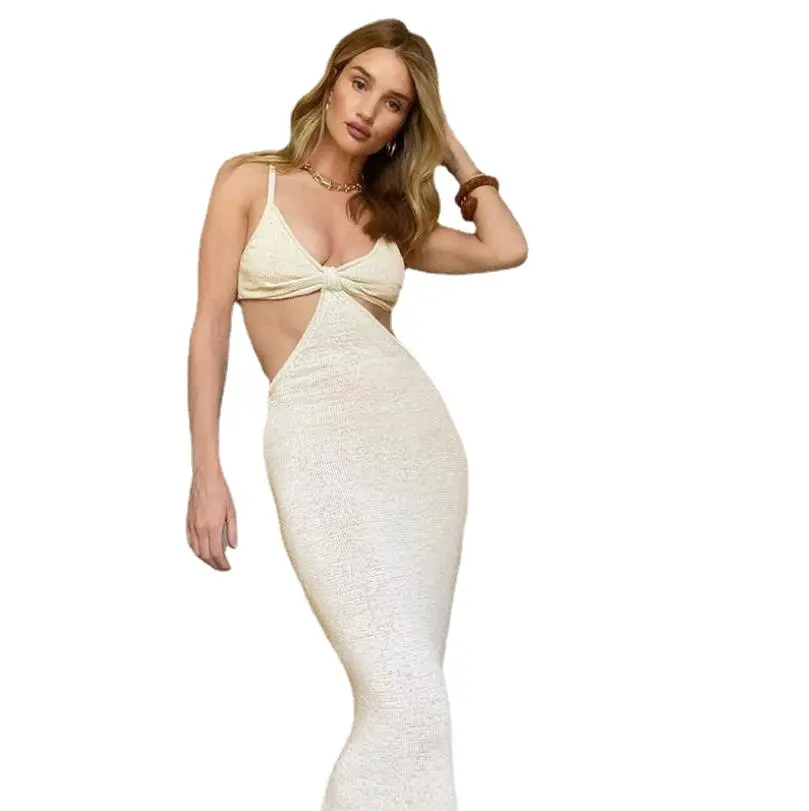 Falda de vestido de fiesta, nuevo diseño Sexy, sin espalda, temperamento elegante y autocultivado, 2023