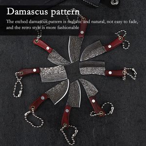 Hot Sale Stainless Steel Mini <strong>Key</strong> Pendant Knife Non-folding Mini Knife Sheath Keychain Pocket <strong>Cutter</strong> Set for Package Opener Box - Product Image 5