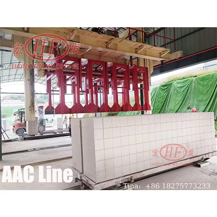 Sand And Fly Ash Lightweight Concrete Equip Aac Aac Block Alc Panel Machine with Germany technology
