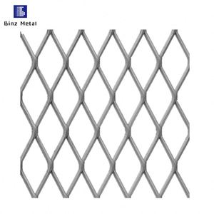 Il diamante espanso di alluminio decorativo durevole della maglia metallica esagonale perforato con il taglio della saldatura di piegatura che elabora i servizi - Product Image 1