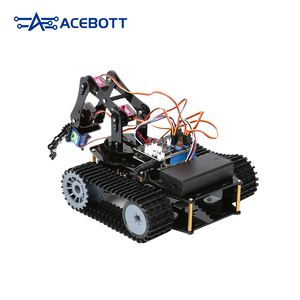 Kit Robot Robot di codifica ESP32 con braccio pinza pista veicolo fai da te stelo didattico Starter Kit robotica per Arduino