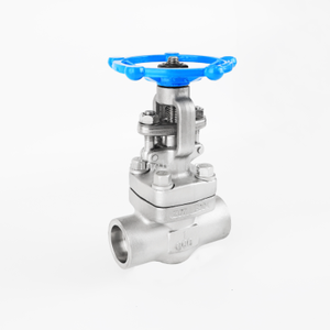 工業用クラス800ANSISS304ゲートバルブステンレス鋼API鍛造ソケット溶接ゲートバルブ手動電源