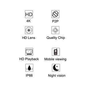 Telecamera di sicurezza per visione notturna colorata da 2mp telecamera di videosorveglianza per esterni Cctv Ahd telecamera Ahd impermeabile analogica per la casa - Product Image 5