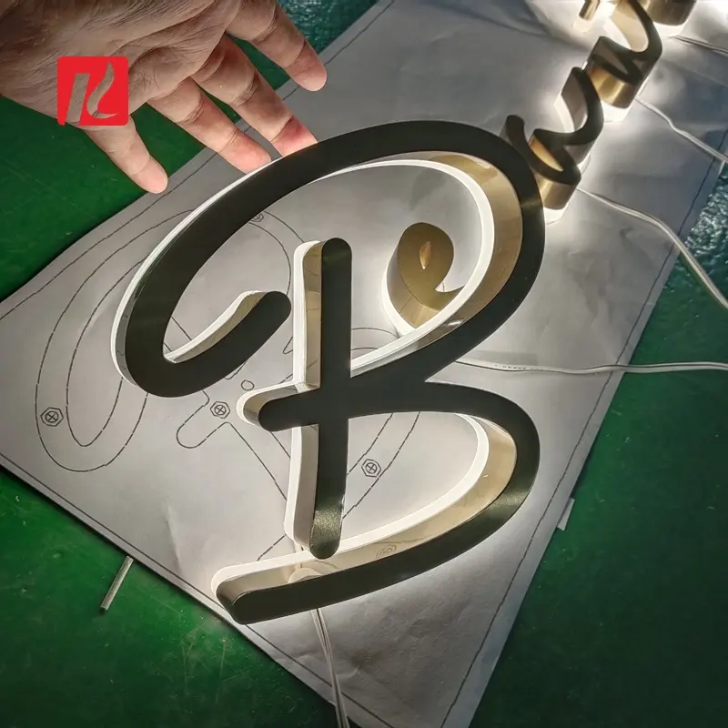 Kexian 3D Letter Shop Signs Restaurant Light Sign Electronic Shop Interior Design Light Up Logo Sign 3d Backlit Signage