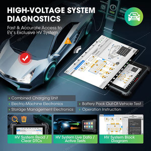 Autel MaxiSYS MS909EV Programación Codificación Sistema de alto voltaje Análisis de paquete de batería Herramienta de diagnóstico de escáner OBD2 automotriz