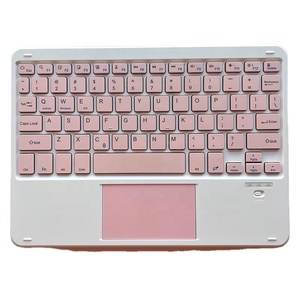 Teclado retroiluminado RGB inalámbrico BT personalizado OEM para iPad, tableta, teléfono, Android, IOS, TrackPad, teclados universales para juegos - Product Image 1