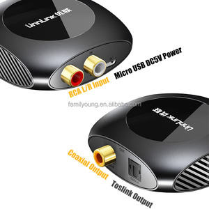 <strong>Analog</strong> to Digital <strong>Audio</strong> Converter 96KHz 2RCA to <strong>SPDIF</strong> Optical Toslink Coaxial for Soundbar Speaker Subwoofer Amplifier - Product Image 3